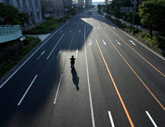 Moto en carretera
