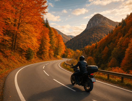Rutas moteras en Otoño Ciclos Motocampo