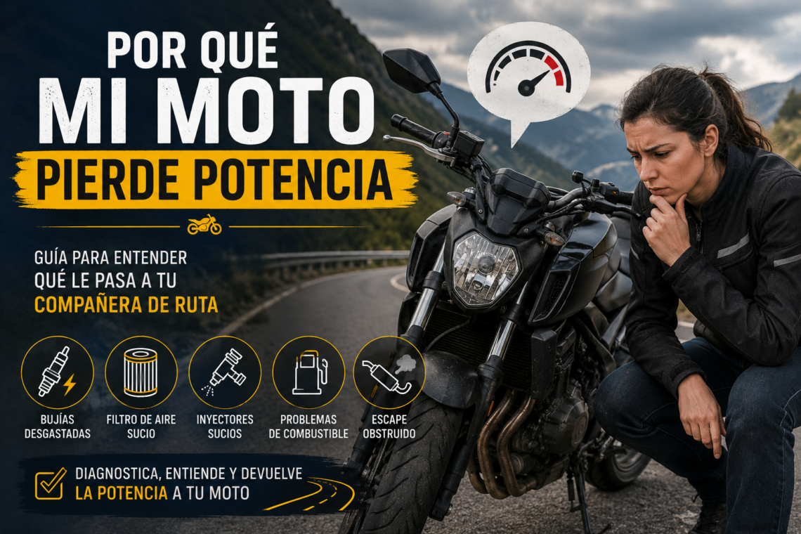 Moto pierde potencia Ciclos Motocampo