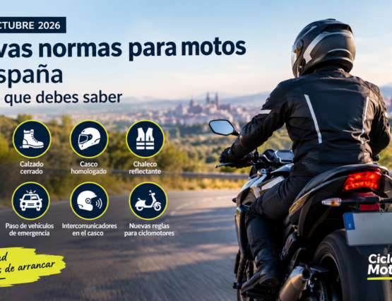 Nuevas normas para motos DGT octubre 2026